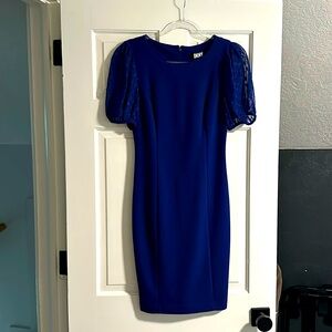 NWT DKNY “Berry Blue” Dress